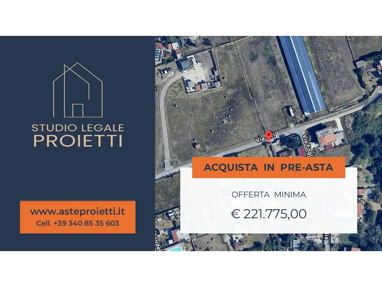 Villa in asta a Aprilia