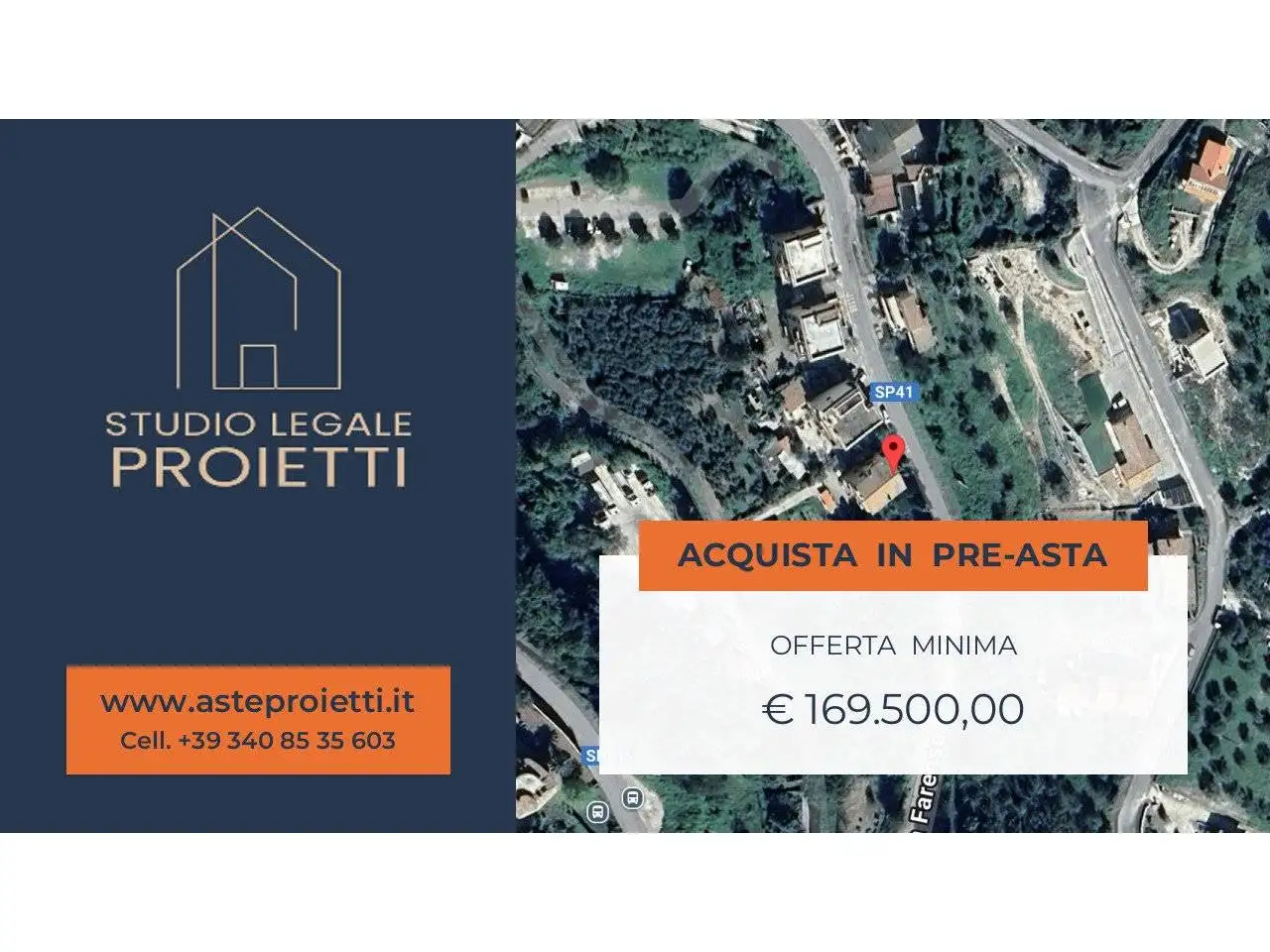 Appartamento in asta a Toffia