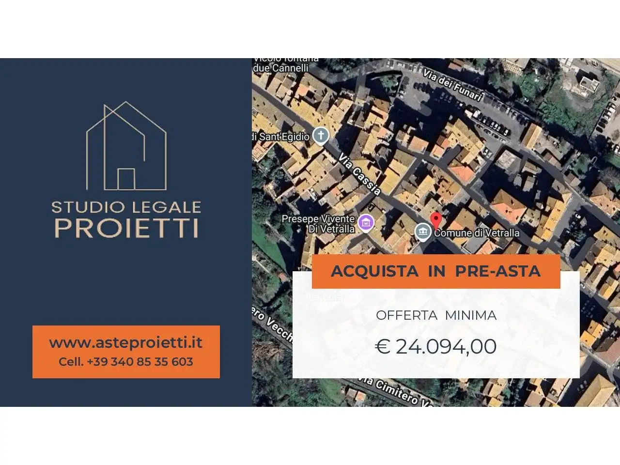 Appartamento in asta a Vetralla