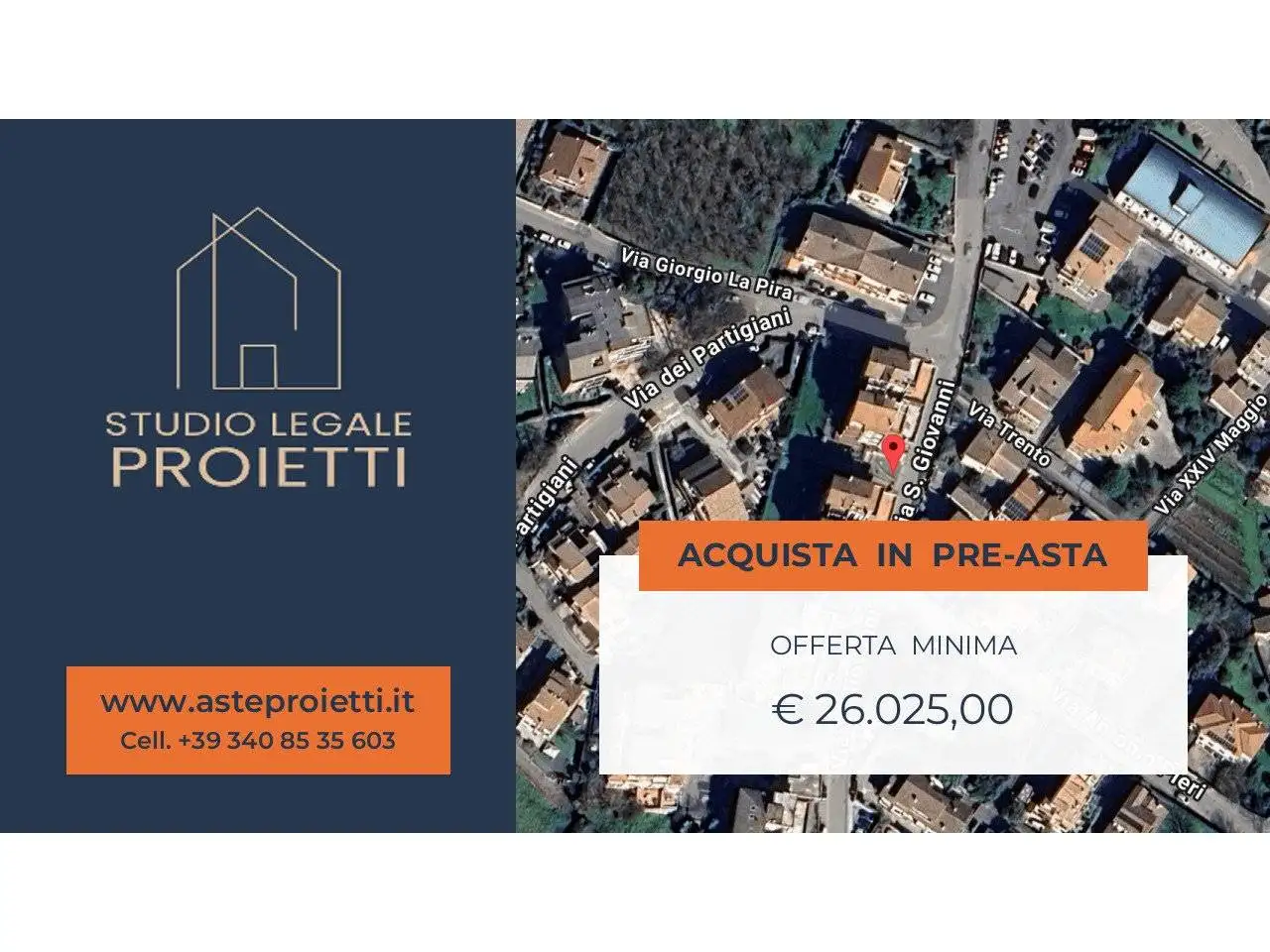 Appartamento in asta a Ronciglione