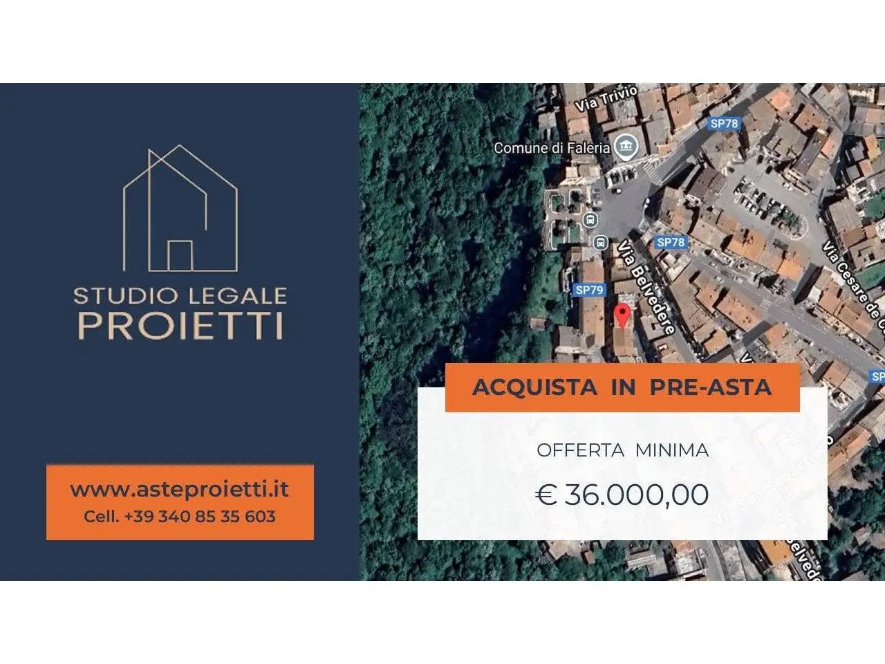 Appartamento in asta a Faleria