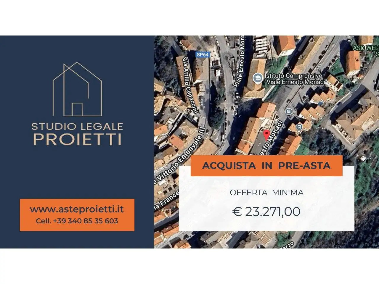 Appartamento in asta a Soriano nel Cimino