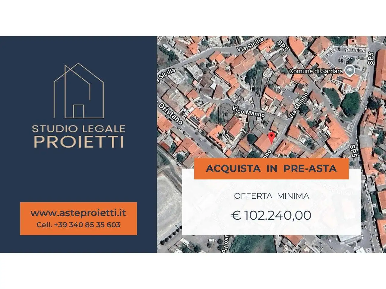 Appartamento in asta a Sardara