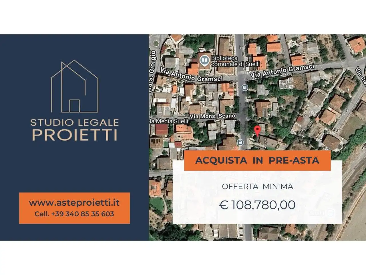 Villa in asta a Suelli