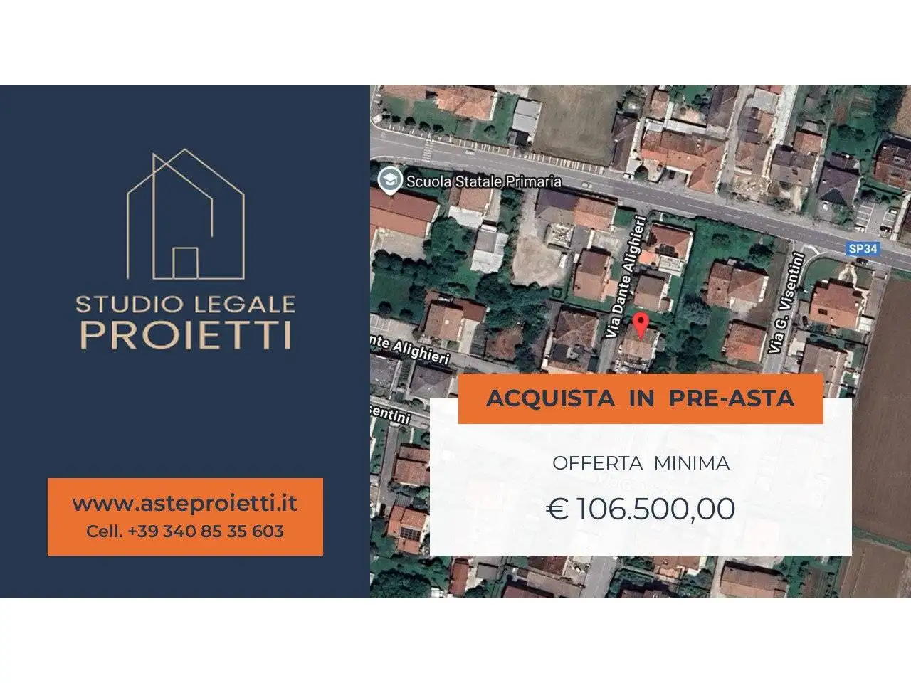 Appartamento in asta a Campodarsego