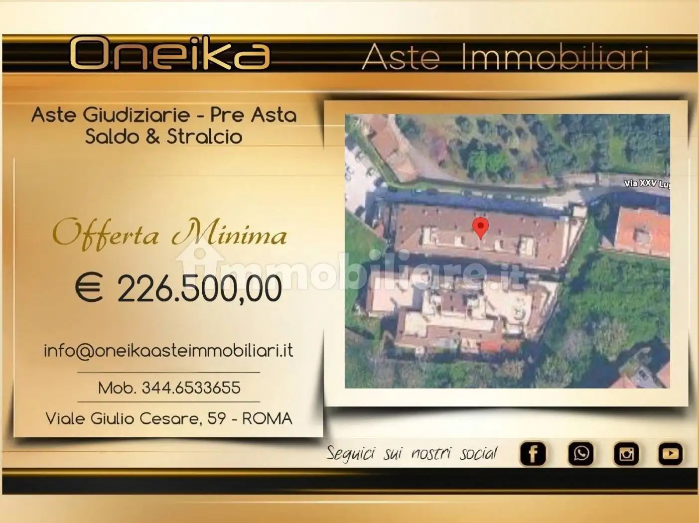 Appartamento in asta a Monte Porzio Catone