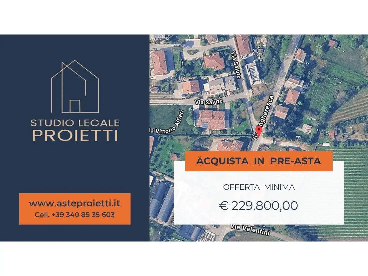 Villa in asta a Santa Lucia di Piave