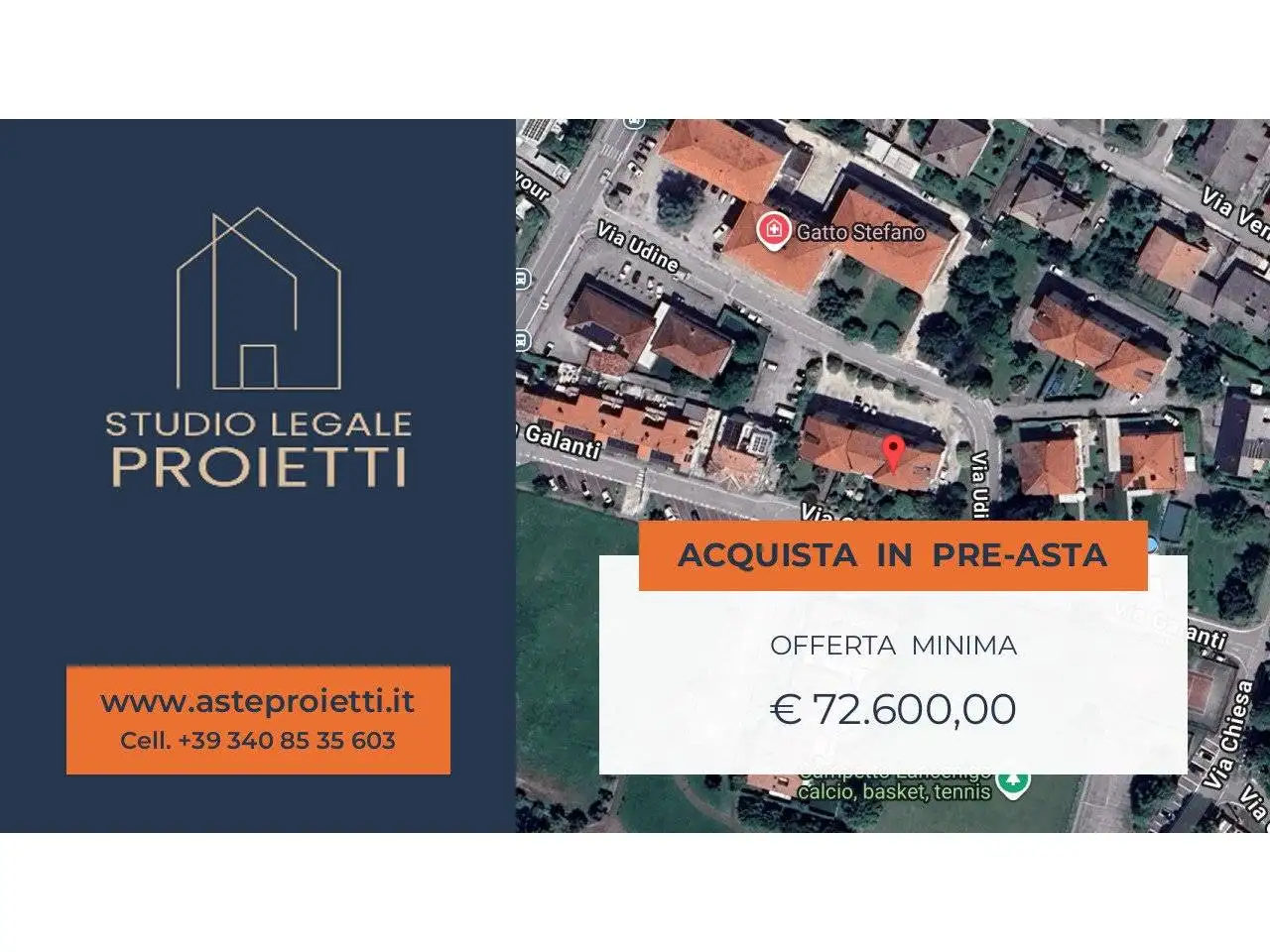 Appartamento in asta a Villorba