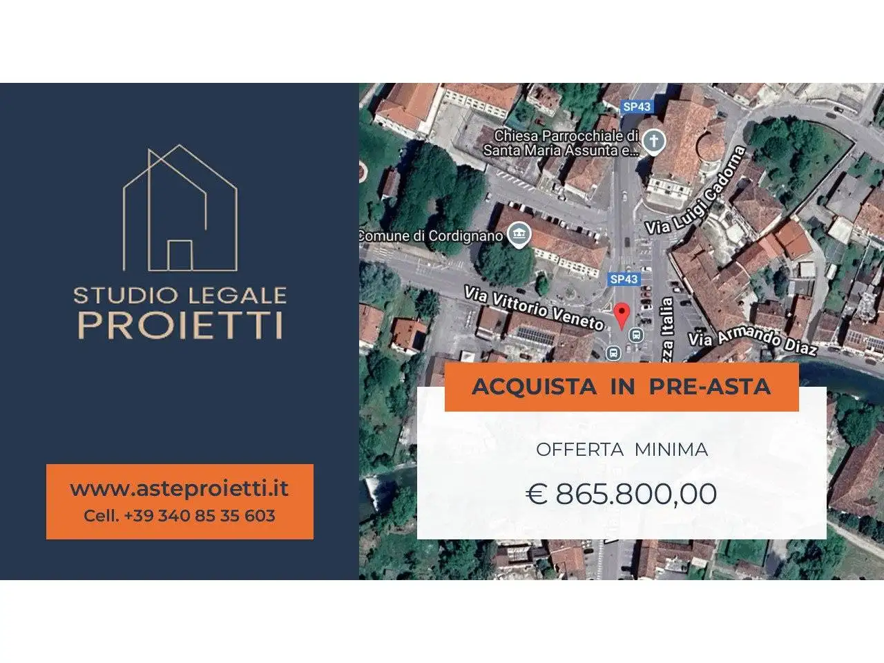 Appartamento in asta a Cordignano