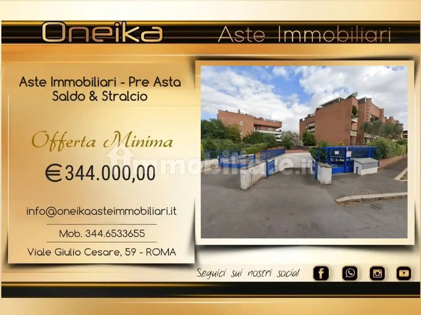 Appartamento in asta a Roma