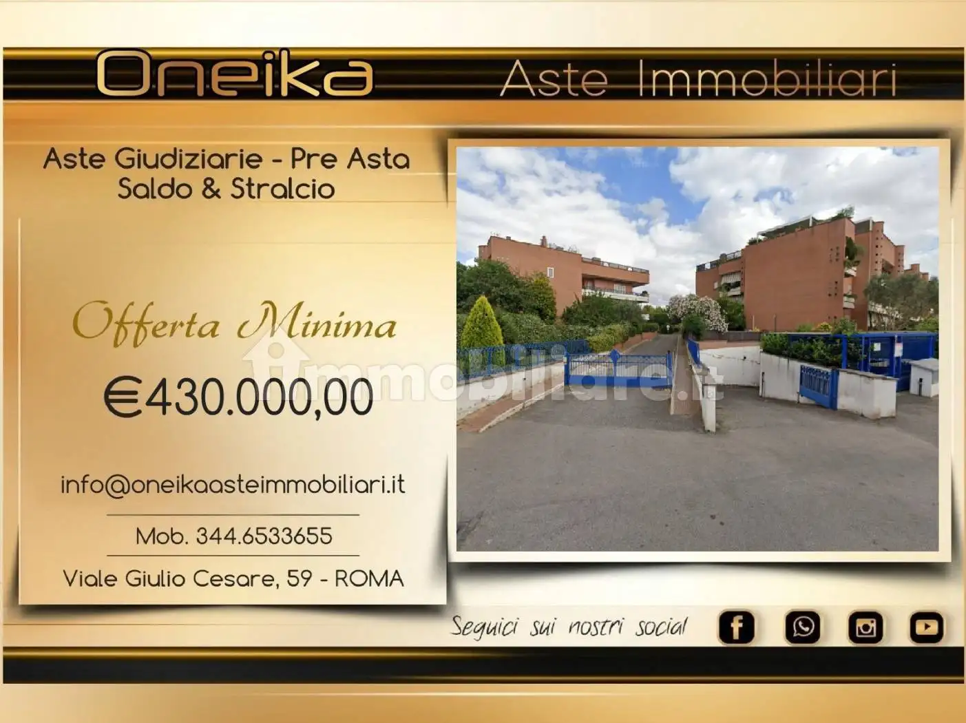 Appartamento in asta a Roma