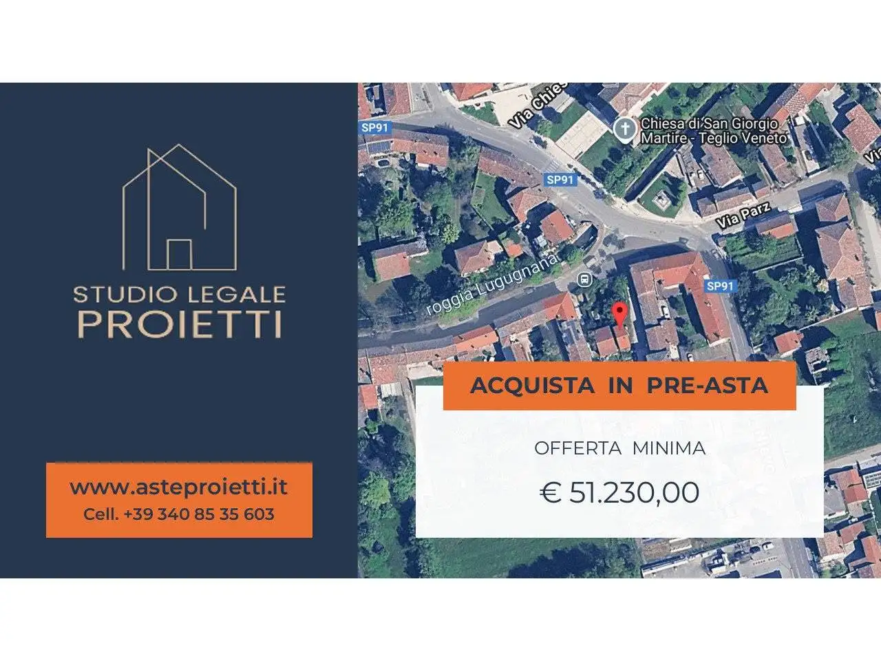 Appartamento in asta a Teglio Veneto