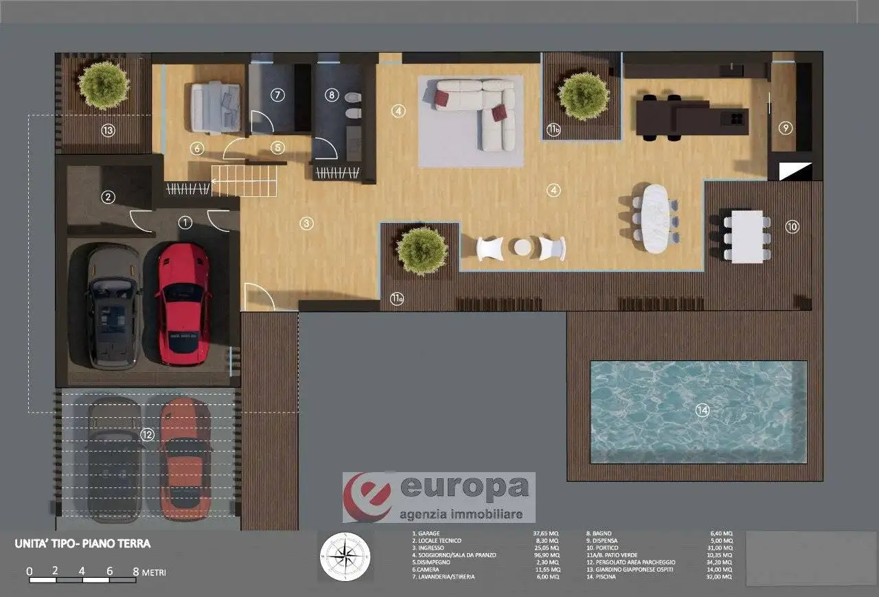 Villa unifamiliare, nuova, 413 m², Maddalene, Vicenza - foto 2