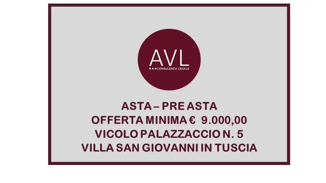 Appartamento in asta a Villa San Giovanni in Tuscia