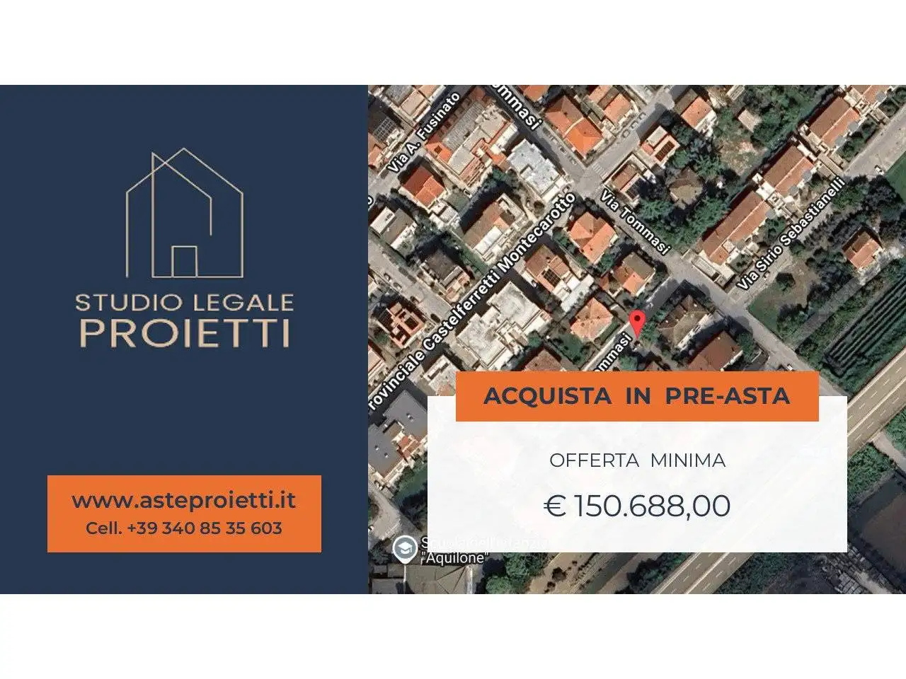 Appartamento in asta a Falconara Marittima