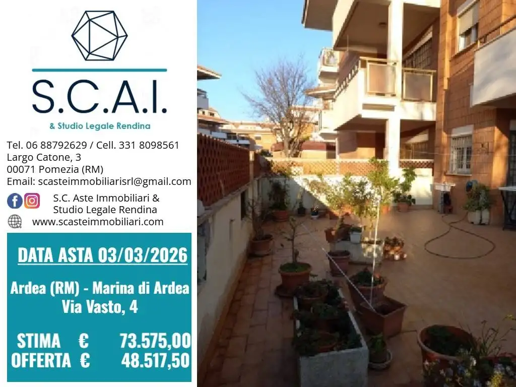 Appartamento in asta a Ardea