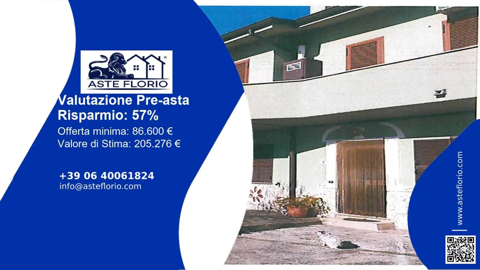 Villa in asta a Lariano