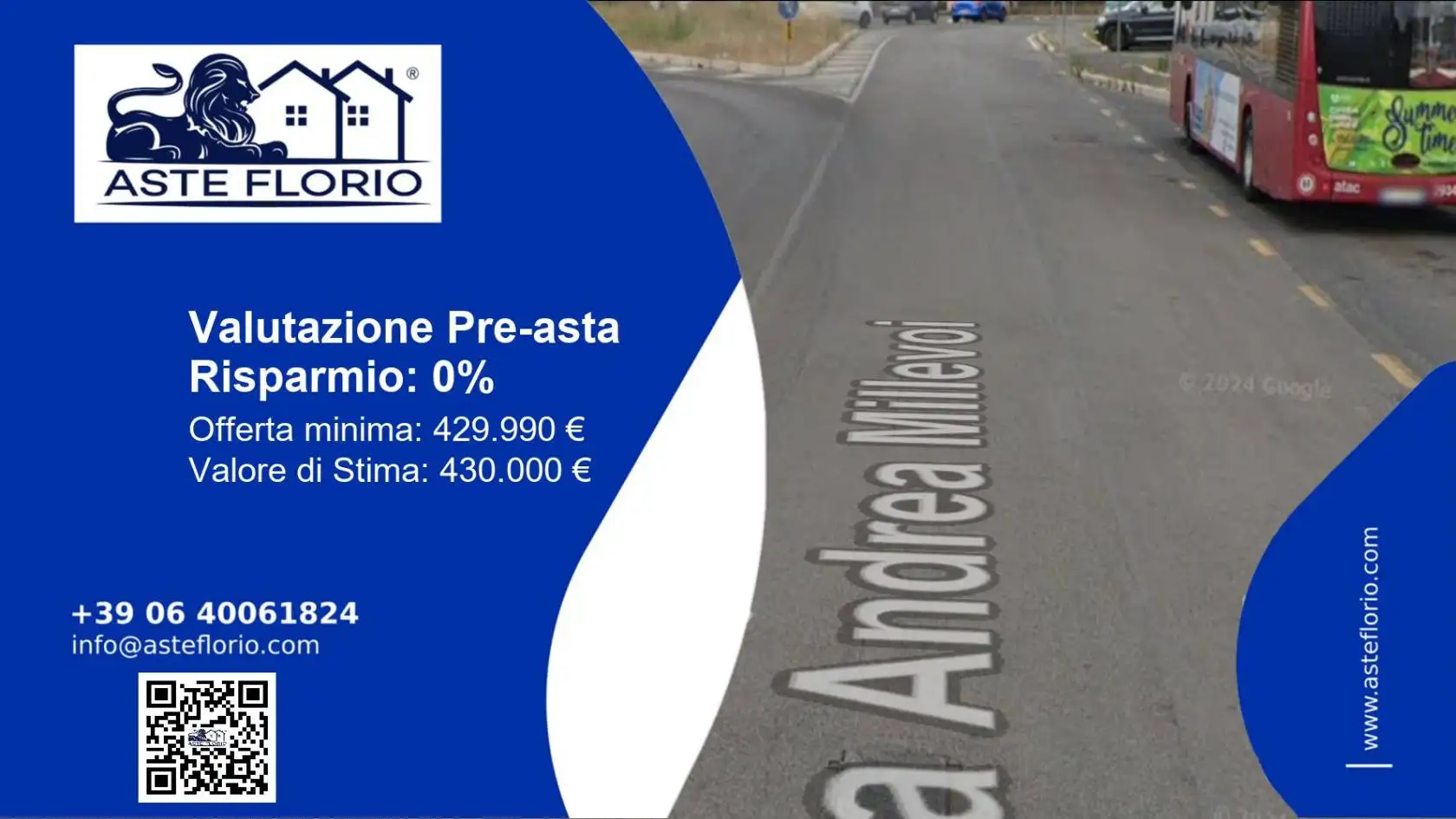 Appartamento in asta a Roma