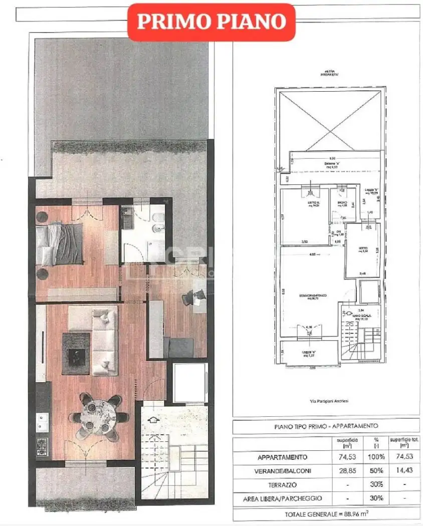 Trilocale via Partigiani andriesi 60, Santa Maria Vetere, Andria - foto 2