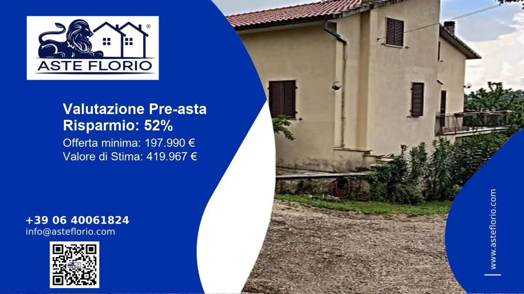 Villa in asta a Manciano