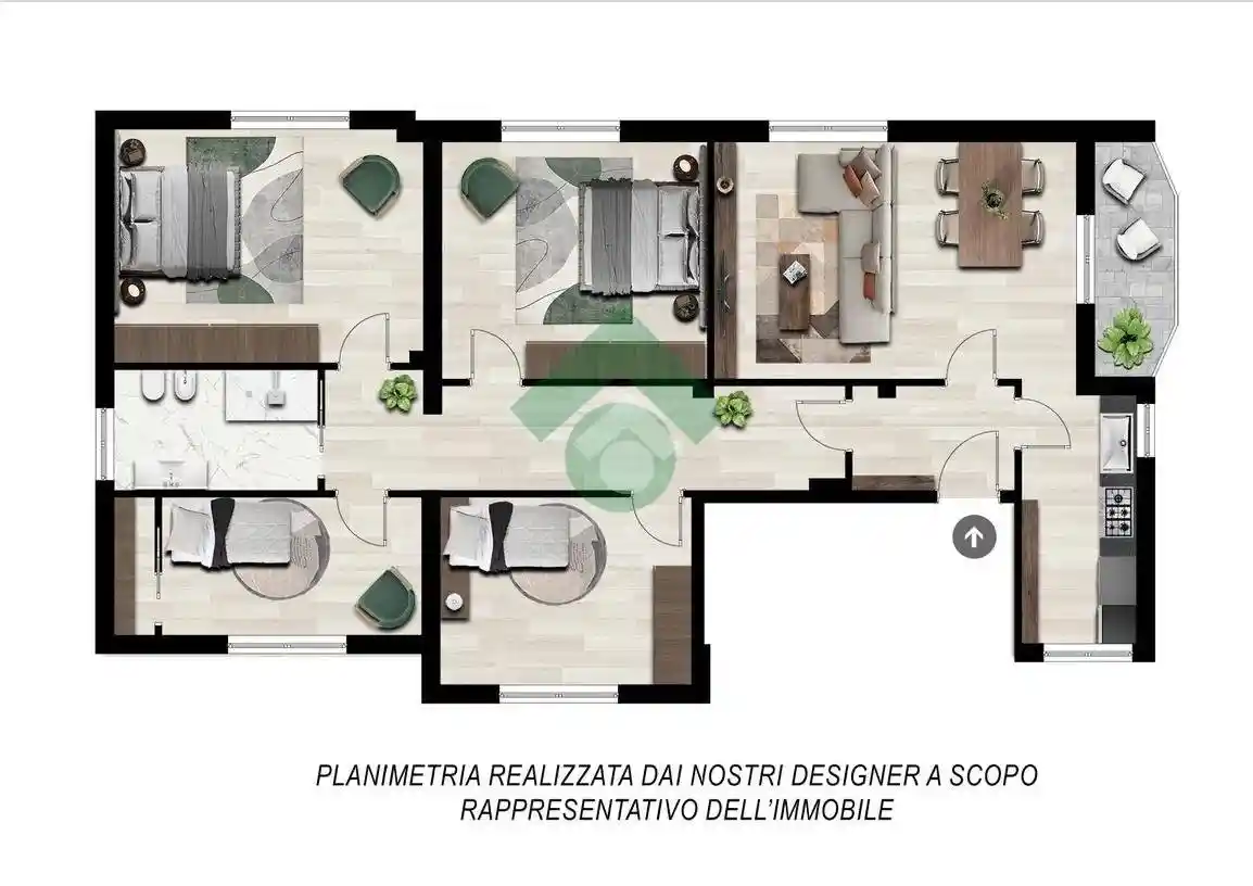 Appartamento via Monte Barro 002, Brianzola, Castello di Brianza - foto 2