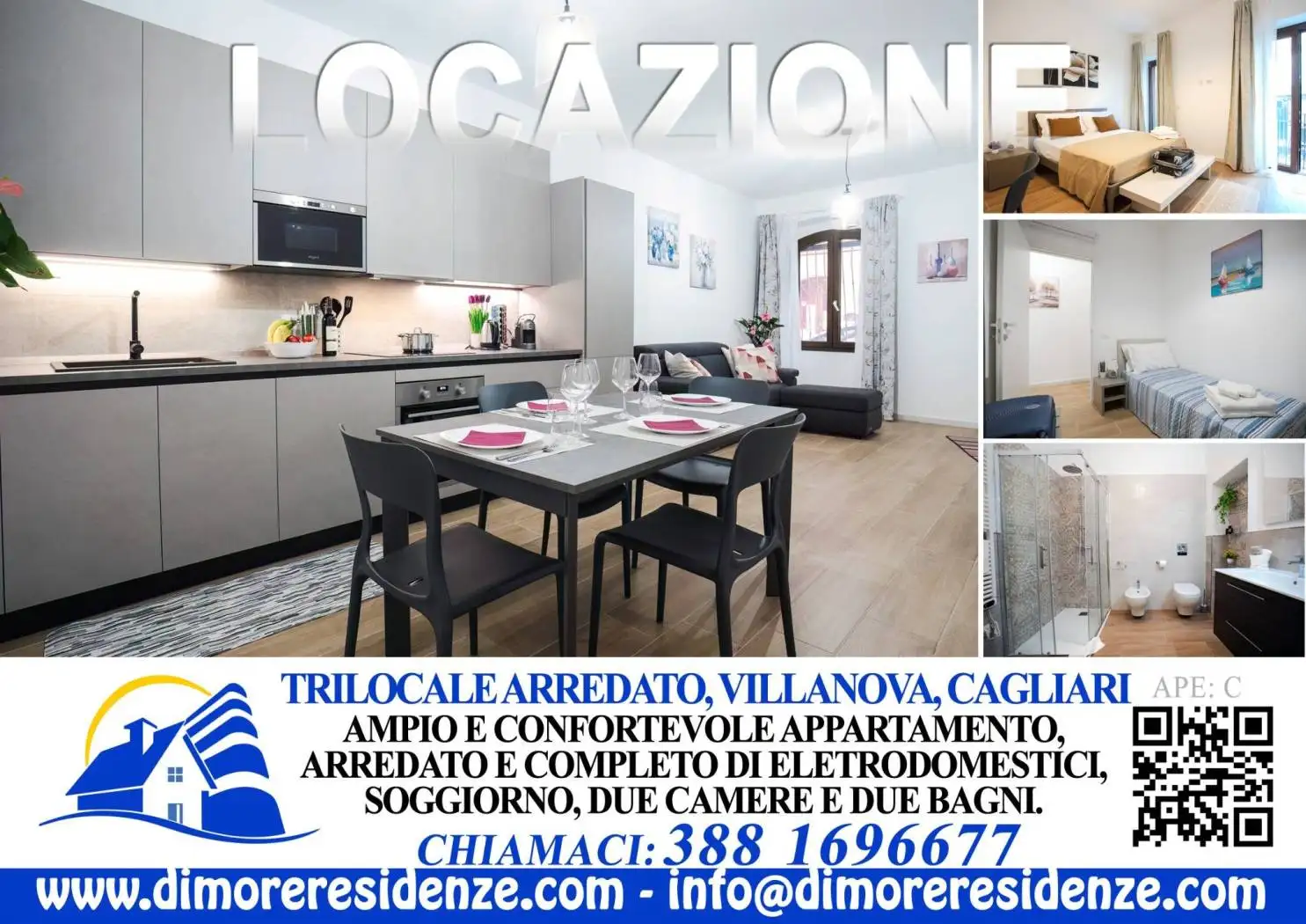 Appartamento in affitto a Cagliari