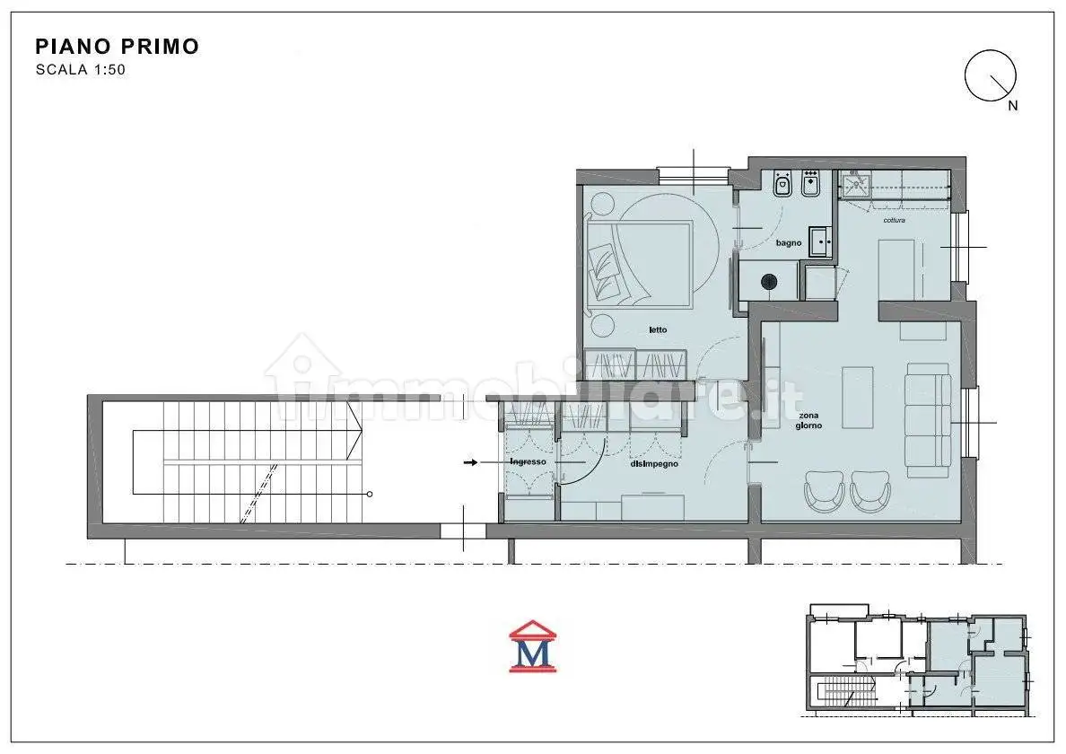Bilocale via Cristoforo Baioni, Conca Fiorita, Bergamo - foto 4
