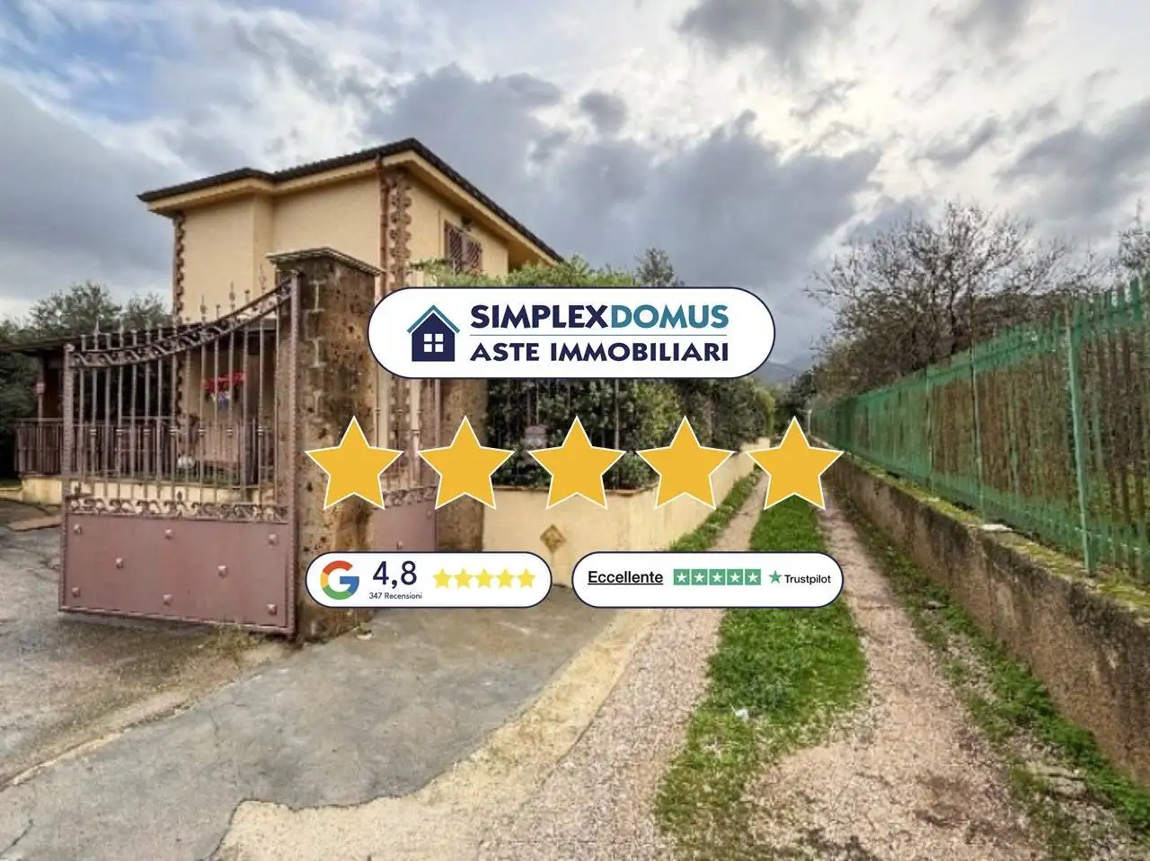 Villa in asta a Carini