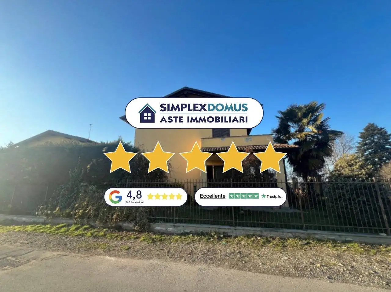 Villa in asta a Alessandria