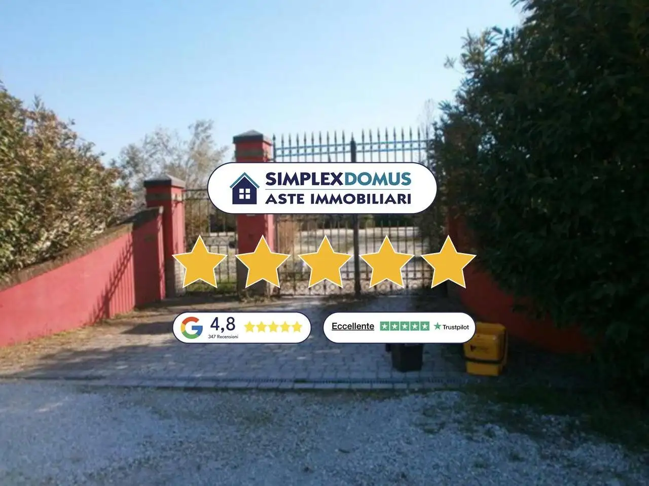 Villa in asta a Cesena