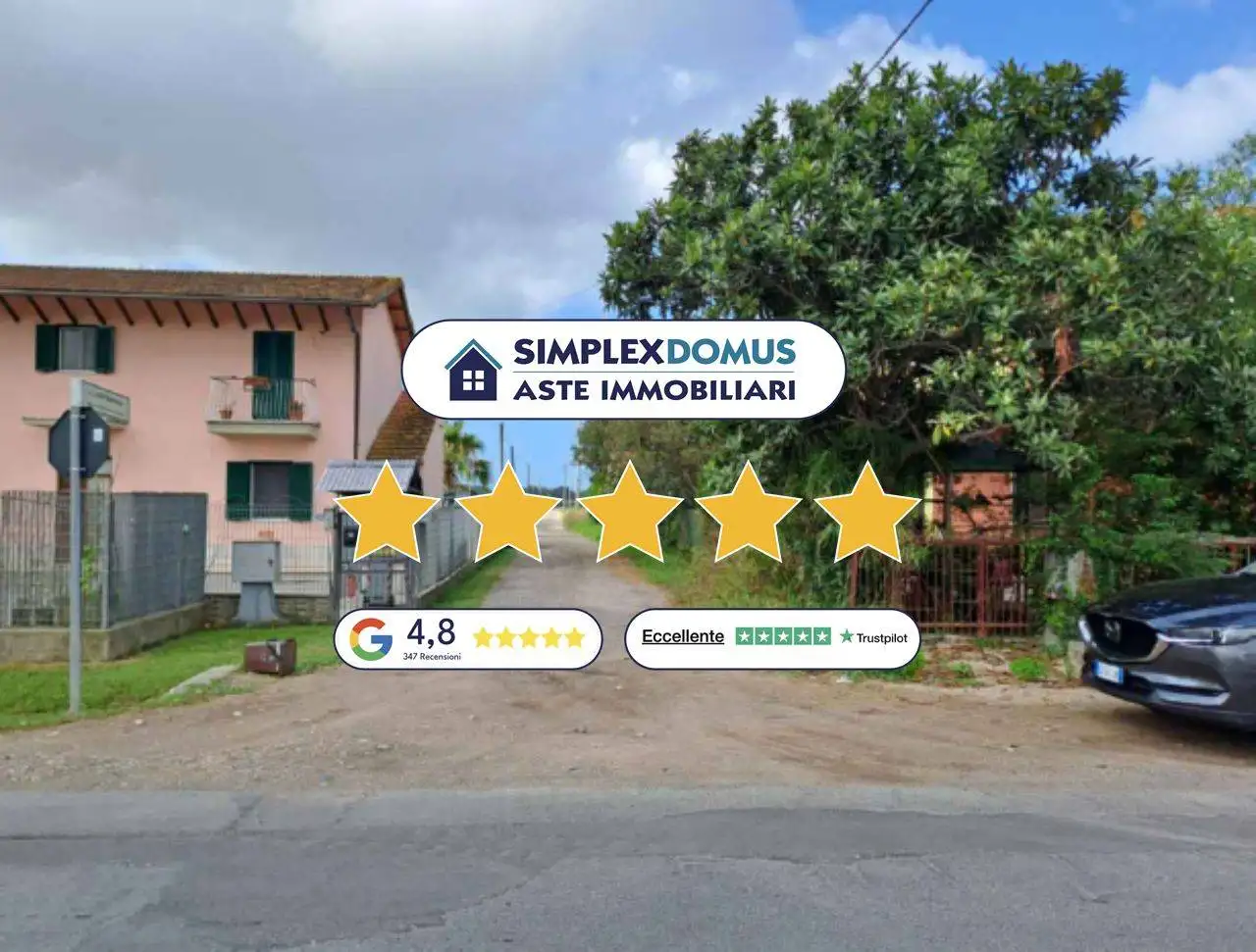 Villa in asta a Latina