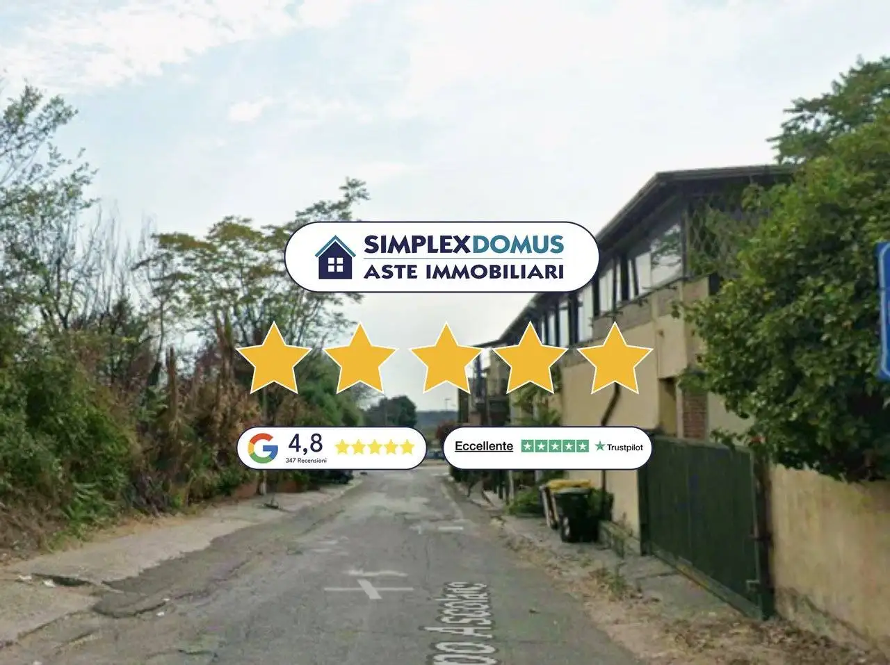 Villa in asta a Pomezia