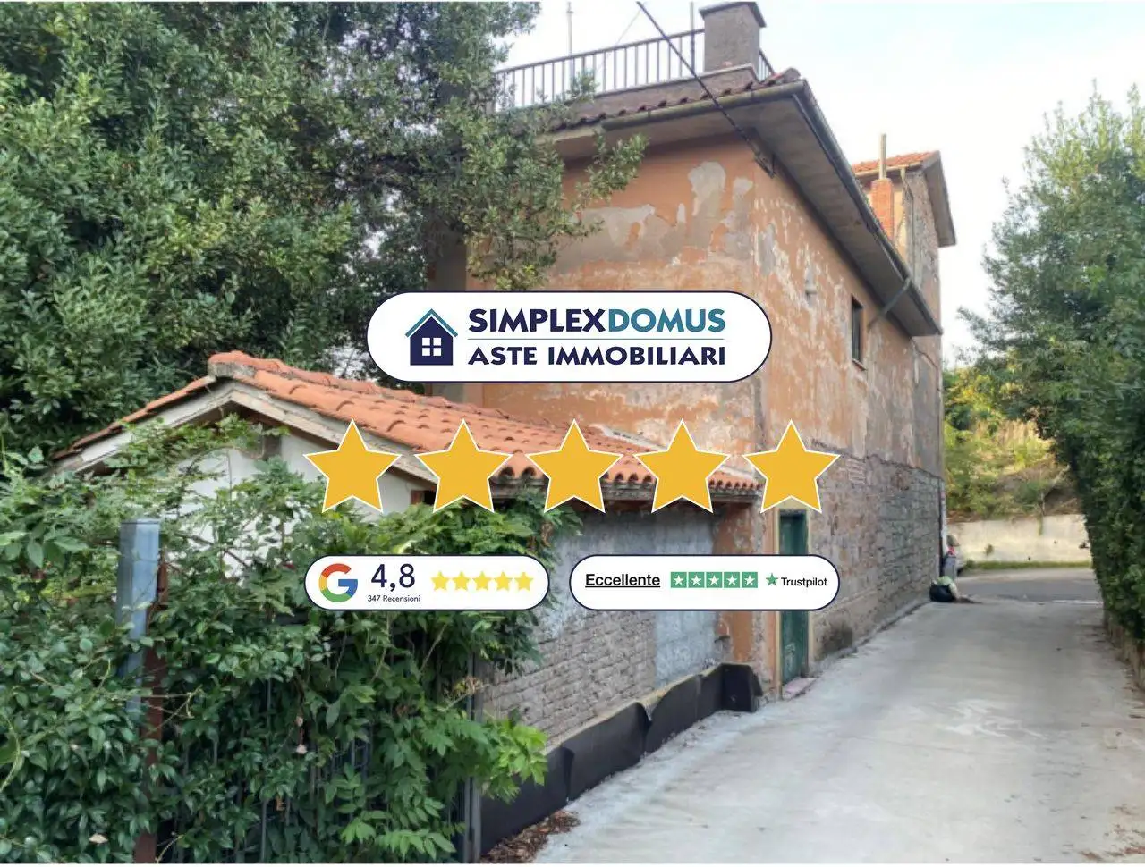 Villa in asta a Albano Laziale