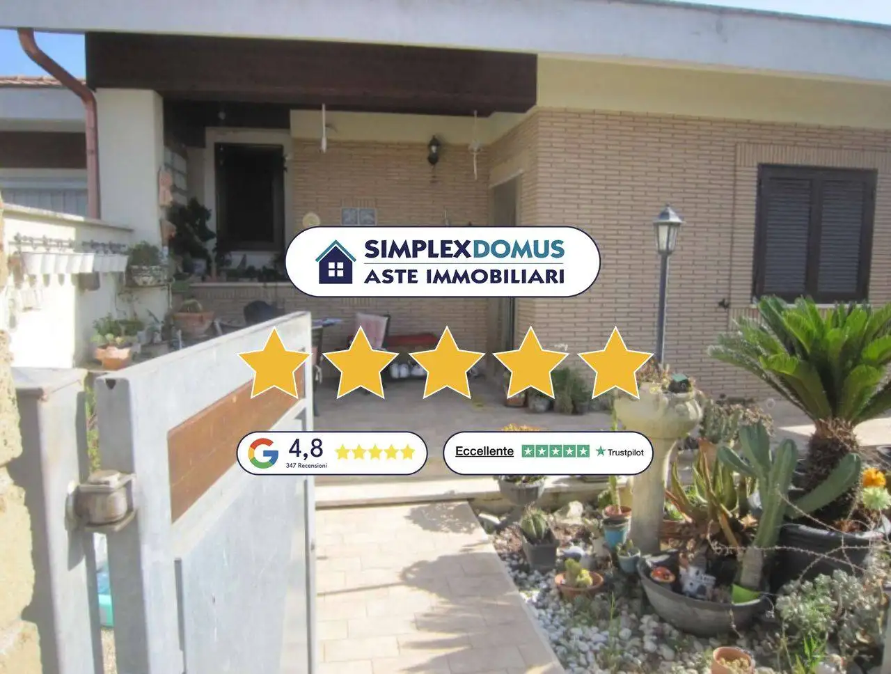 Villa in asta a Nettuno