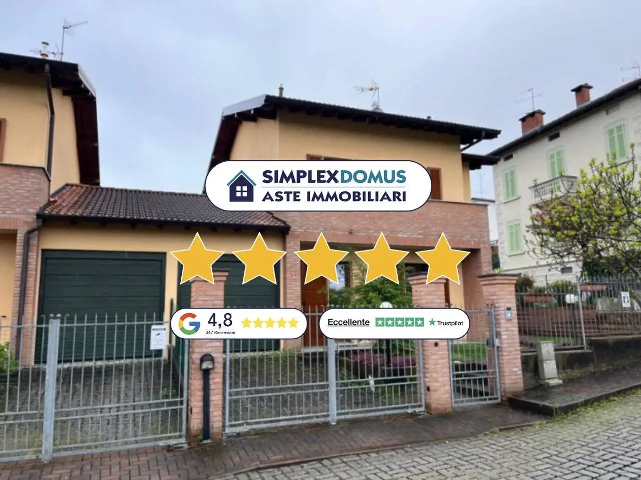 Villa in asta a Albiolo