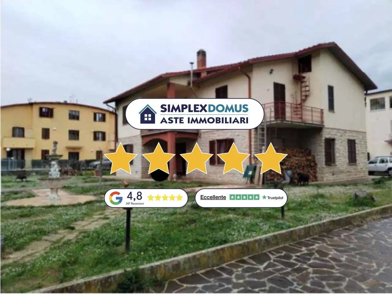 Villa in asta a Spoleto