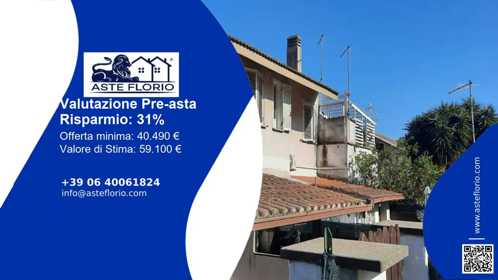 Villa in asta a Cerveteri