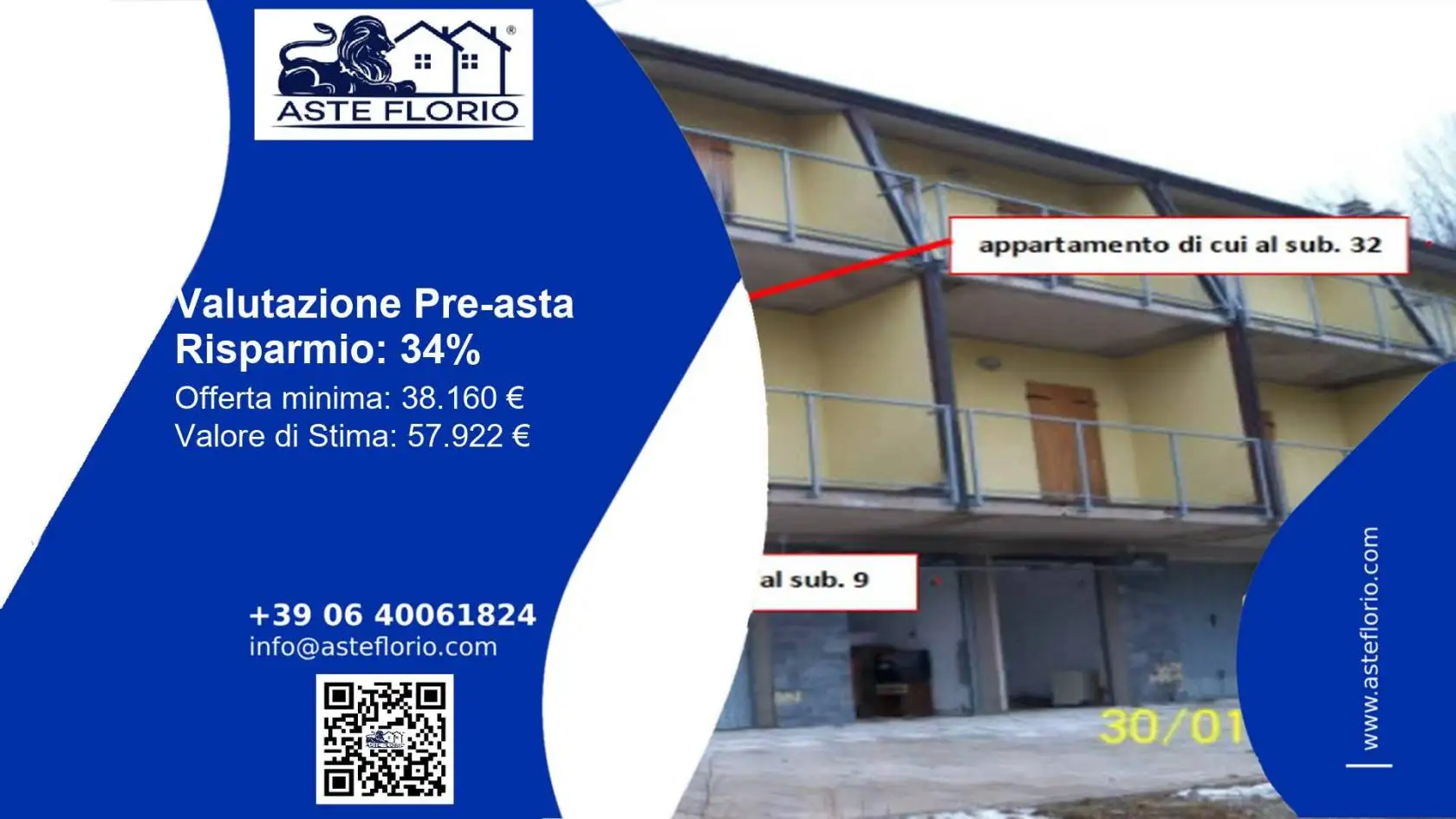 Appartamento in asta a Fivizzano