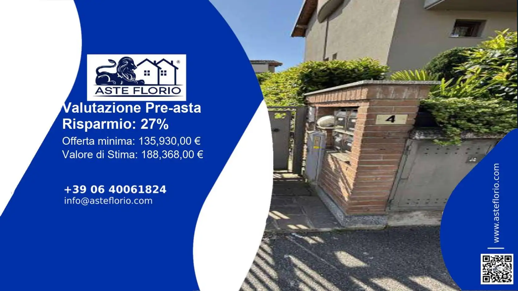 Appartamento in asta a Brusaporto