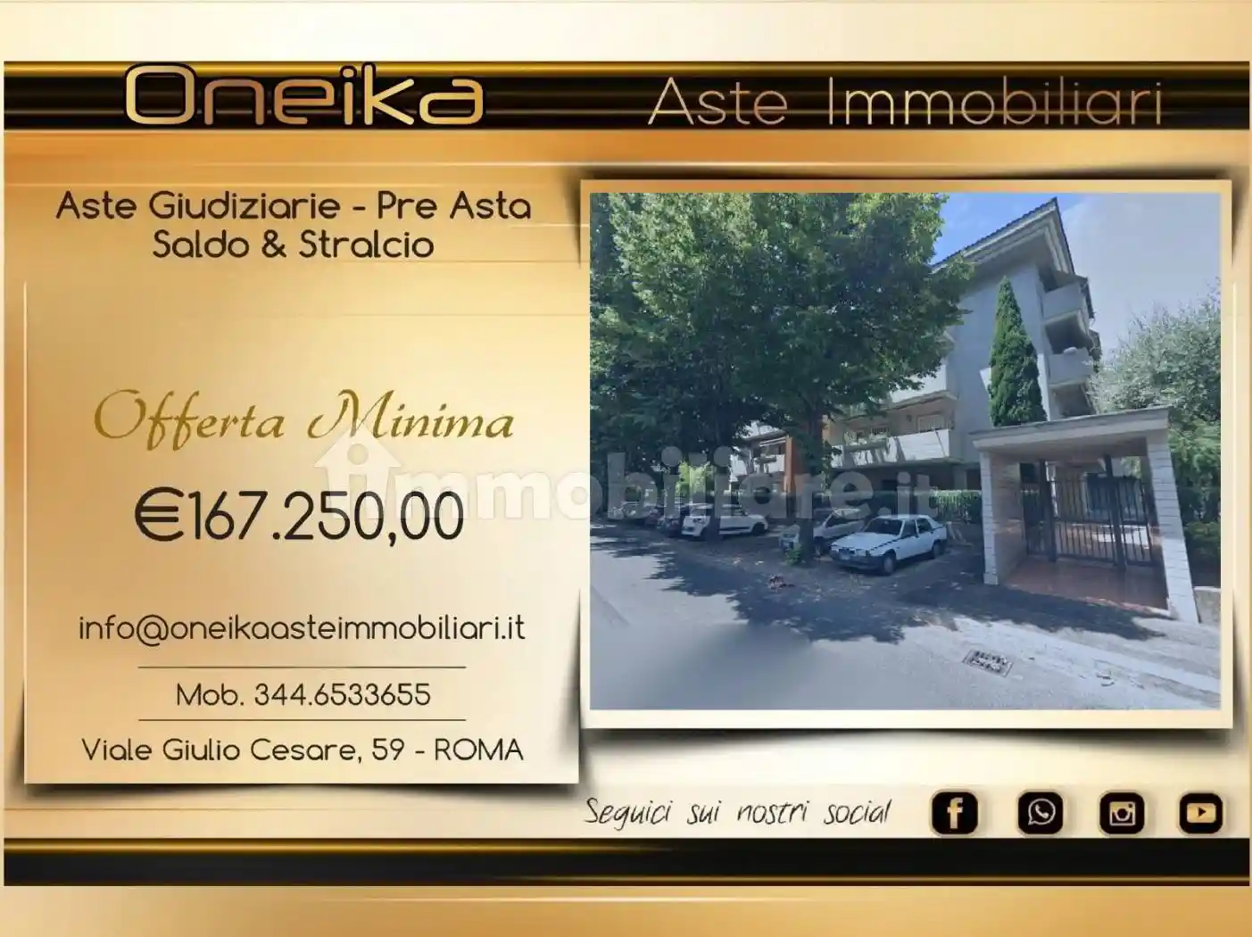 Appartamento in asta a Roma