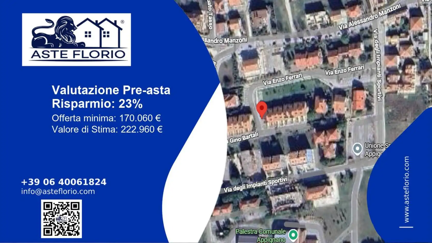 Villetta a schiera in asta a Appignano