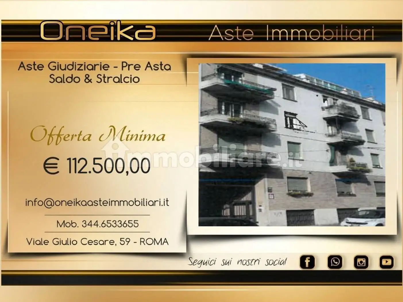 Appartamento in asta a Milano