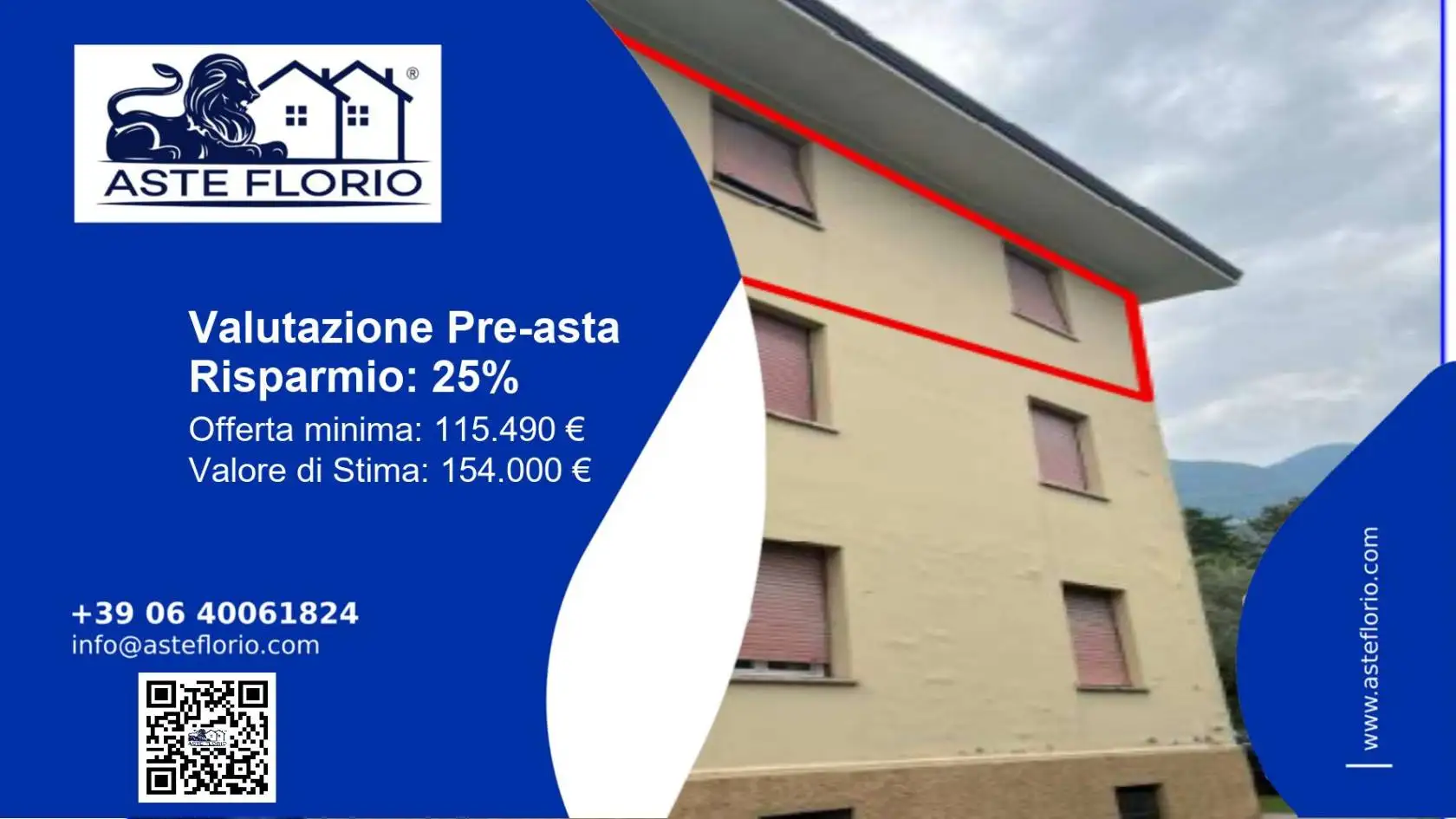 Appartamento in asta a Arco