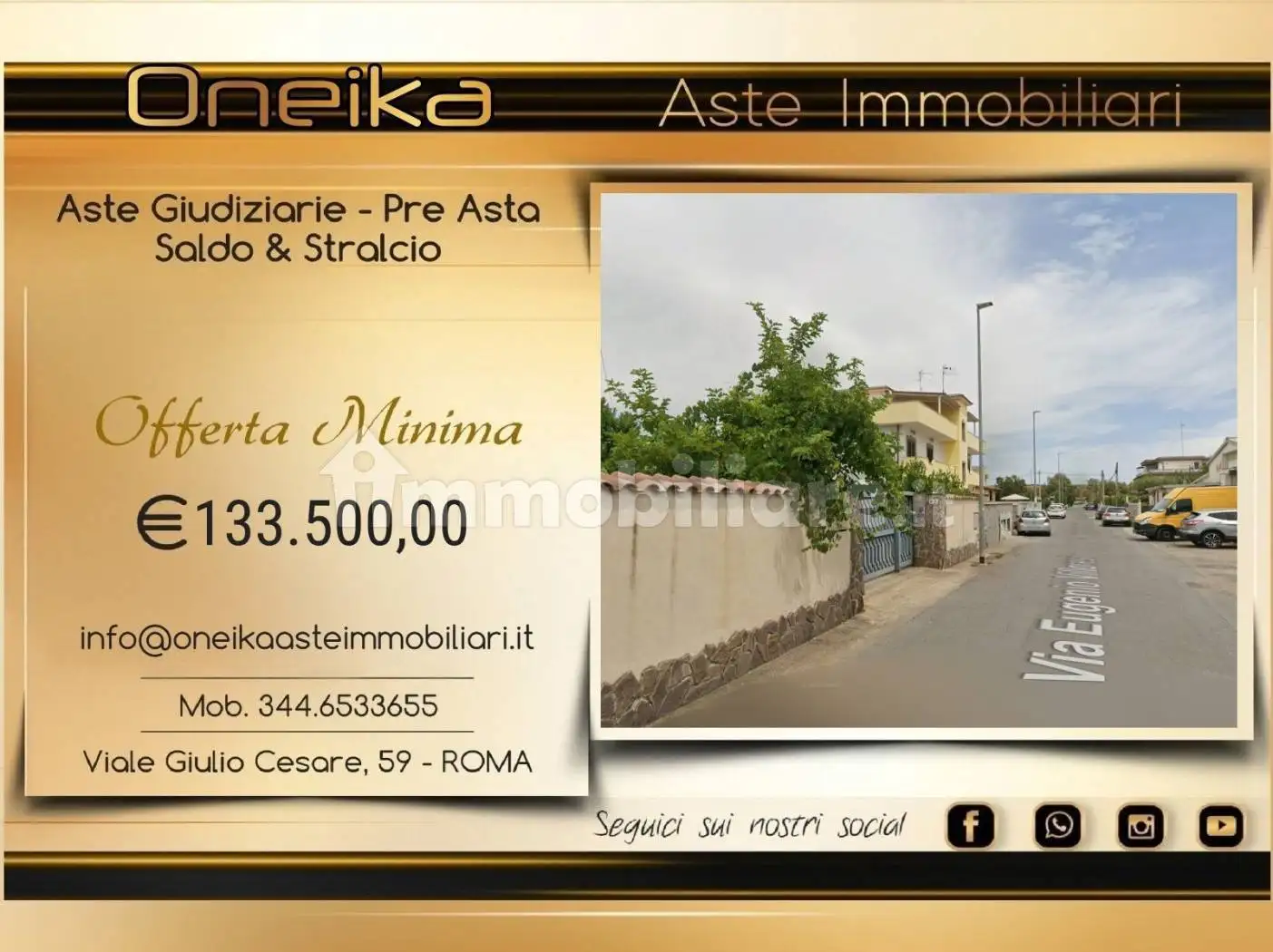 Appartamento in asta a Roma