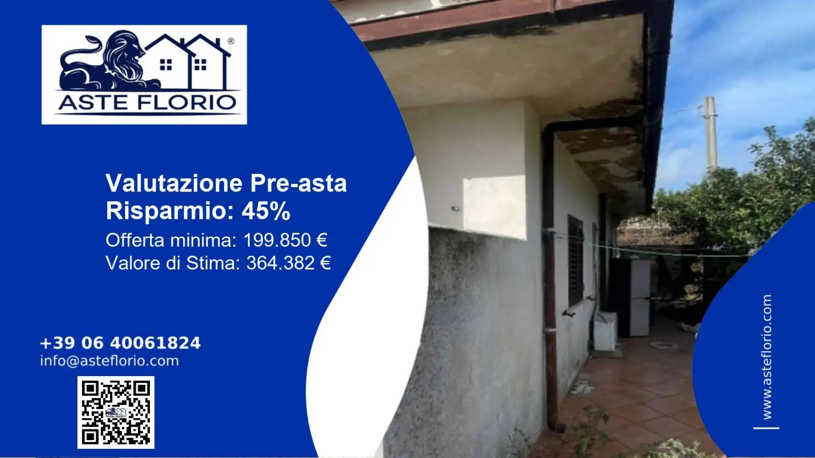 Villa in asta a Sperlonga