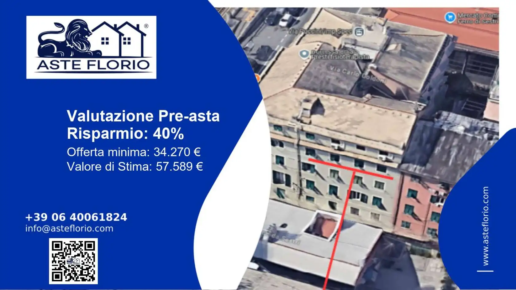 Appartamento in asta a Genova