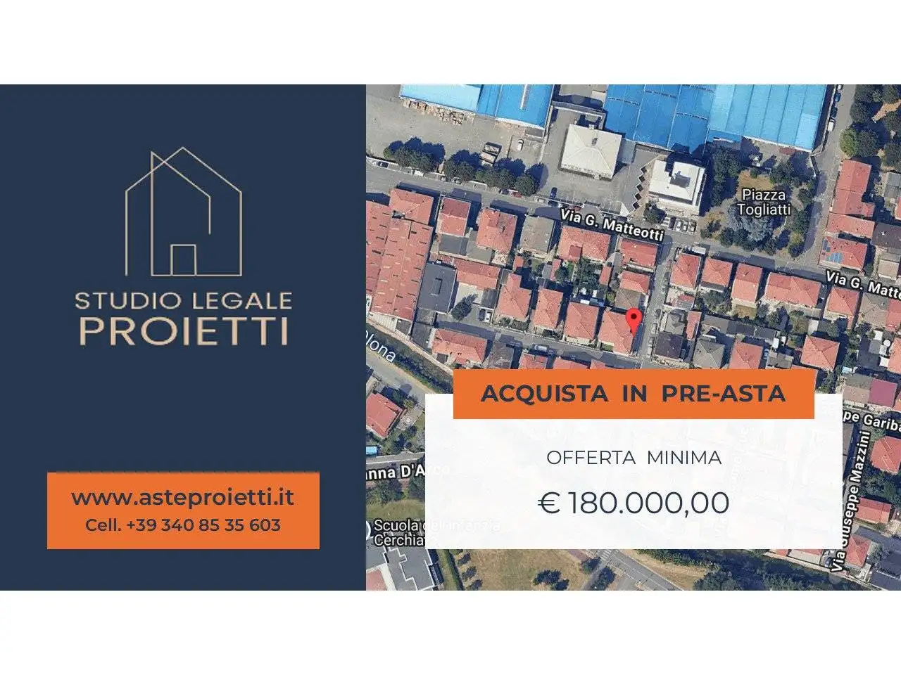 Villa in asta a Pero