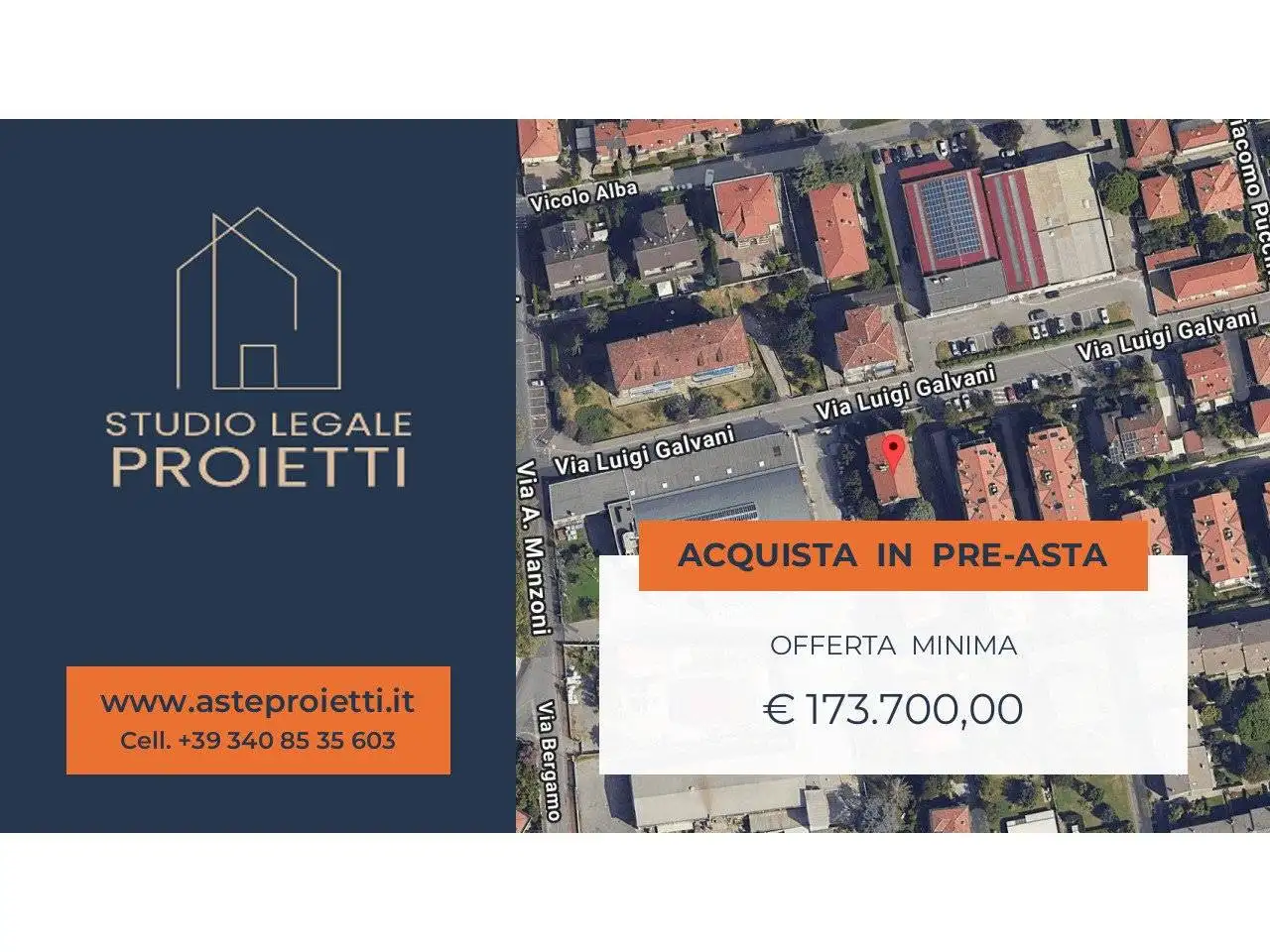 Appartamento in asta a Cusano Milanino