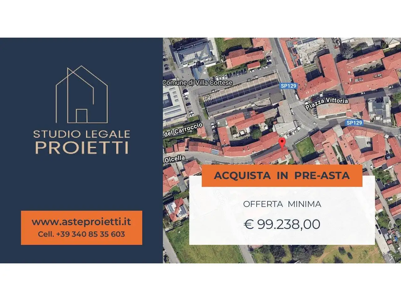 Appartamento in asta a Villa Cortese