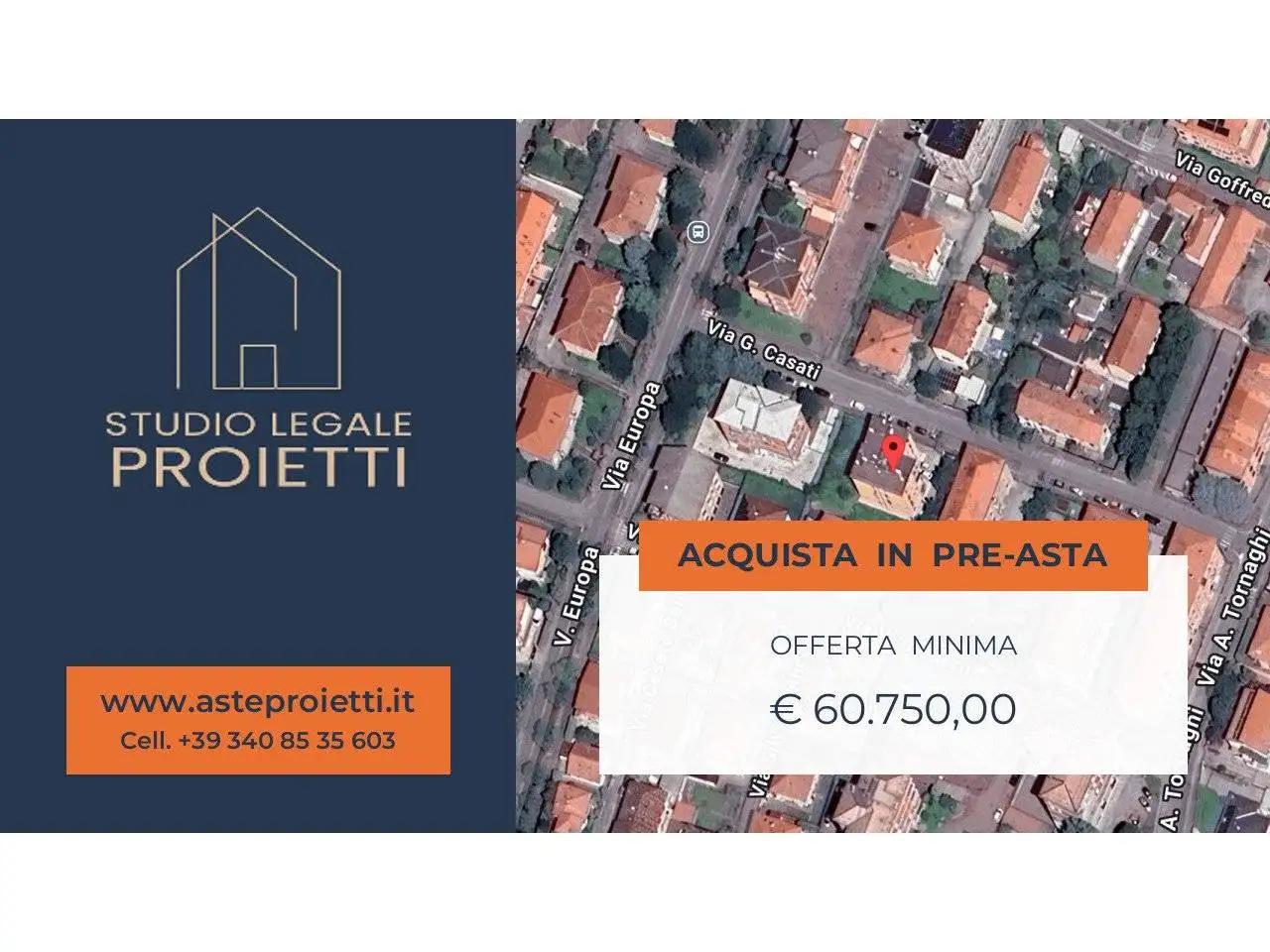 Appartamento in asta a Cassano d'Adda